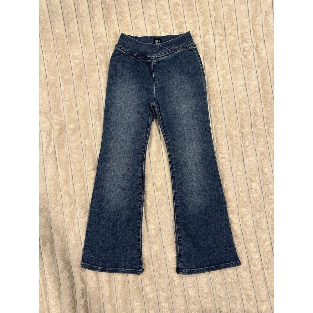 Gap Girls ‘70 Flare Pull-on Denim Jeans Size 6 NWOT